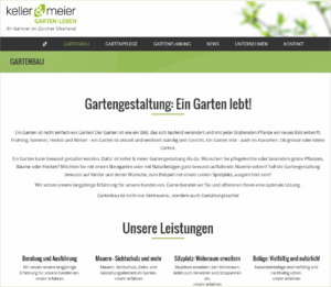 Keller-Meier-Gartengestaltung.ch: Gartenbau im Zürcher Oberland
