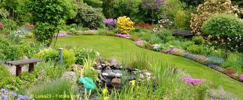 Der Garten, Naturgestaltung direkt vor dem Haus
