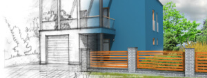 Ein Haus muss in vielen Schritten geplant und erstellt werden.