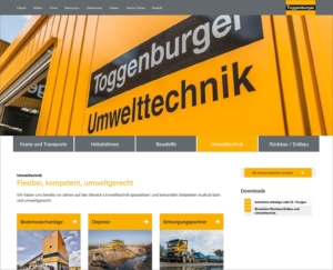 Toggenburger.ch: Umwelttechnik Flexibel, kompetent, umweltgerecht